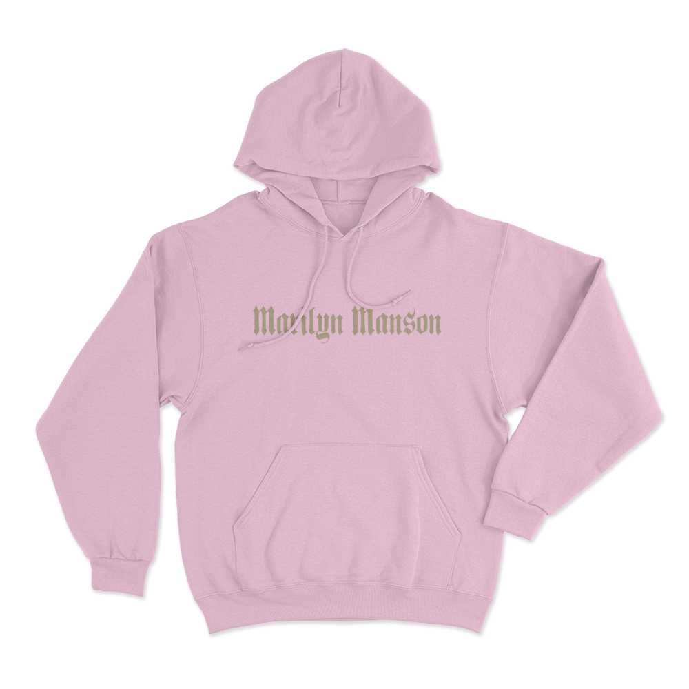 Marilyn Manson Unisex Hoodie Pink Marilyn Manson Unisex Hoodie Pink