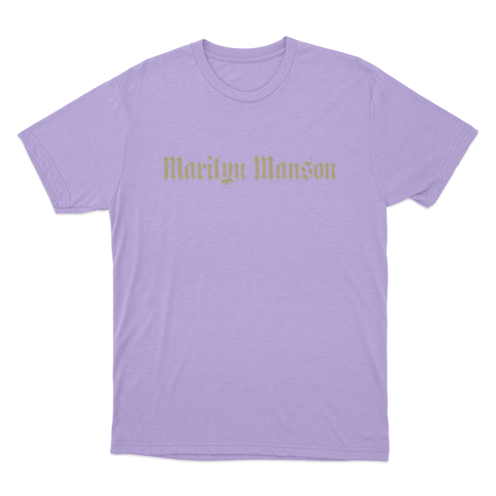 Marilyn Manson Unisex T Shirt Purple Marilyn Manson Unisex T Shirt Purple