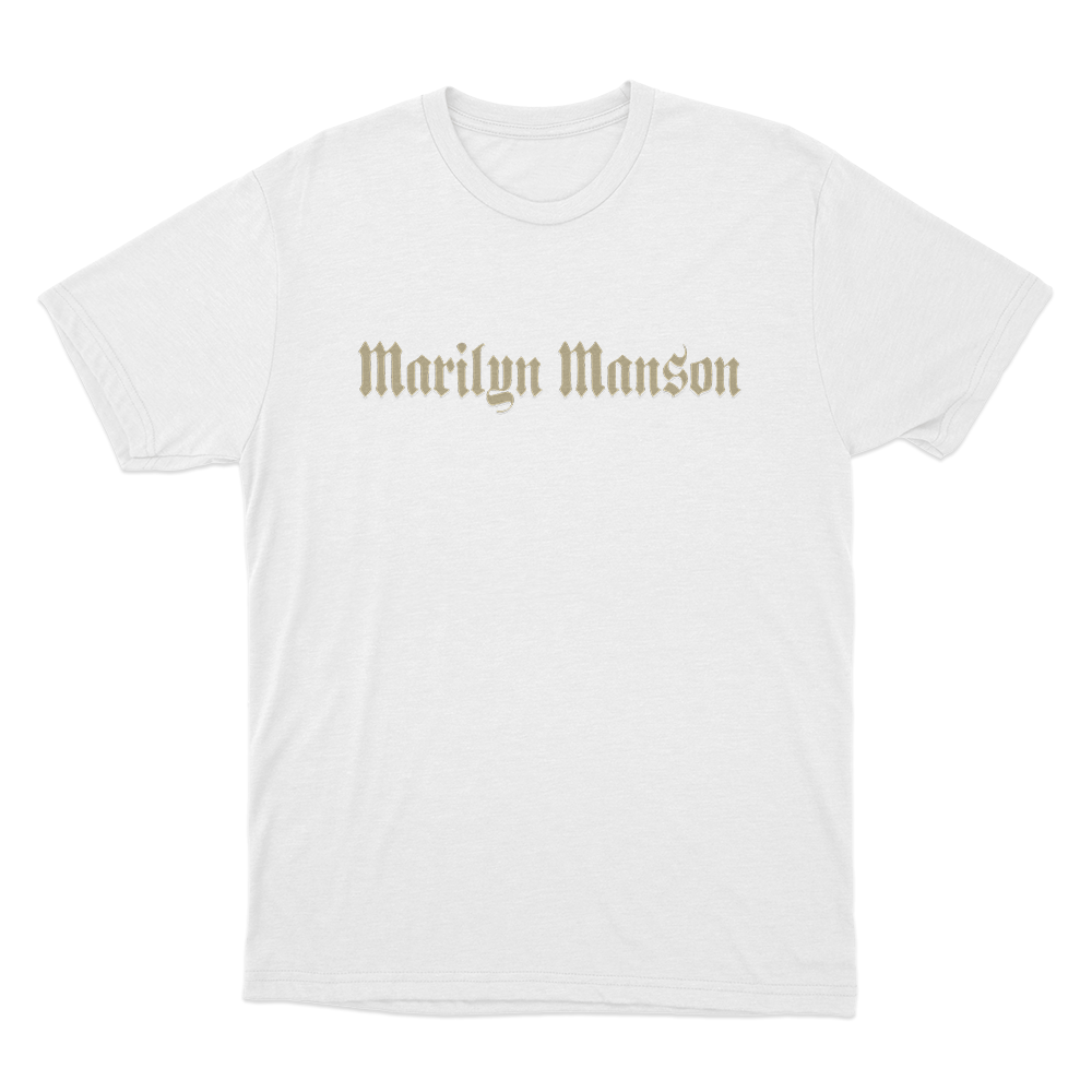 Marilyn Manson Unisex T Shirt White Marilyn Manson Unisex T Shirt White