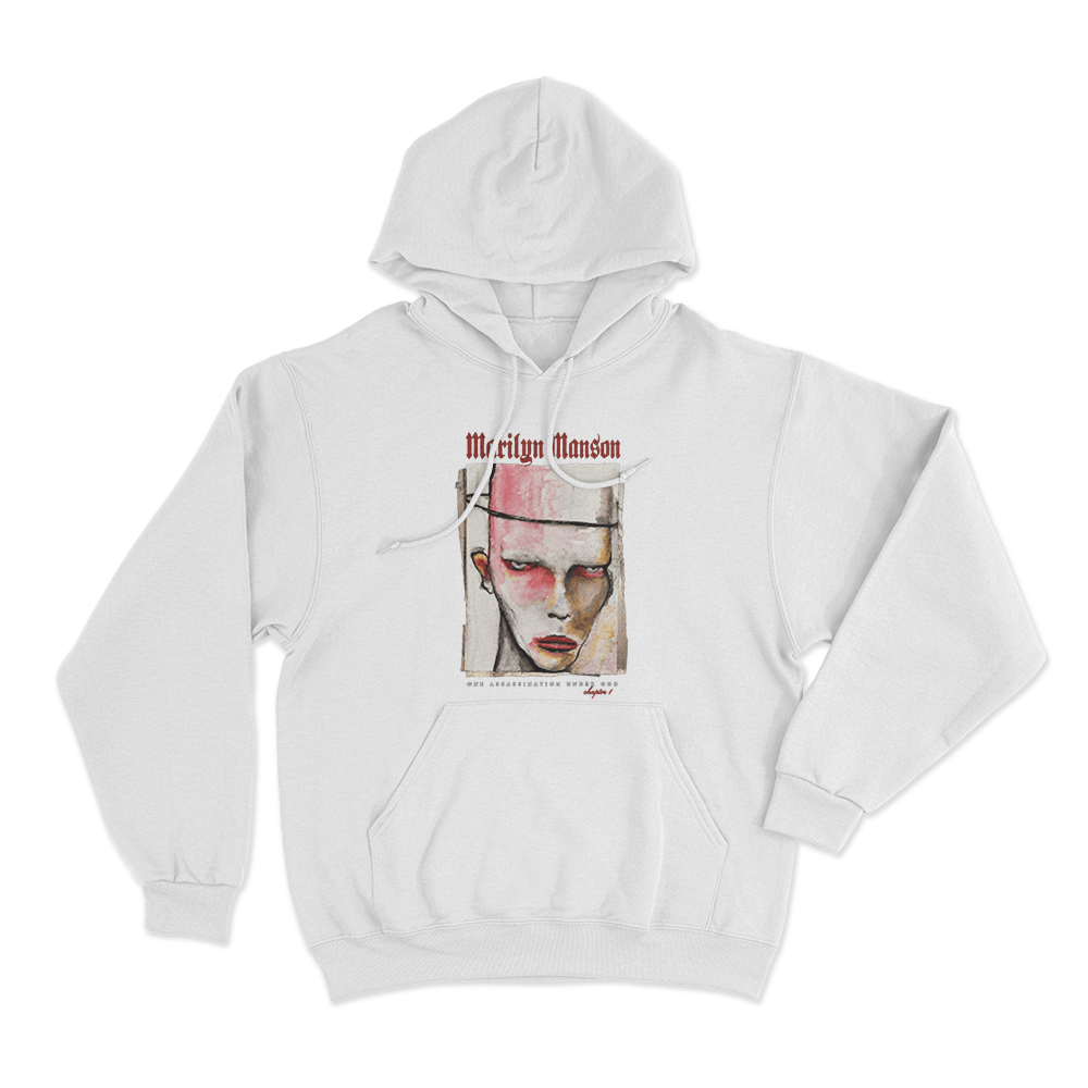 One Assassination Under God - Chapter 1 Cover Art Unisex Hoodie White One Assassination Under God Chapter 1 Cover Art Unisex Hoodie White
