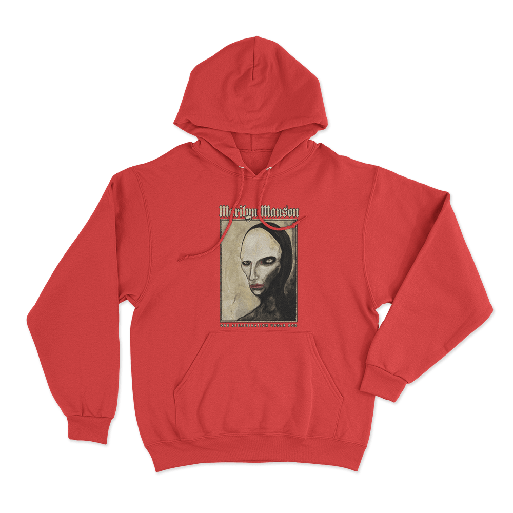 One Assassination Under God - Chapter 2 Cover Art Unisex Hoodie Red One Assassination Under God Chapter 2 Cover Art Unisex Hoodie Red