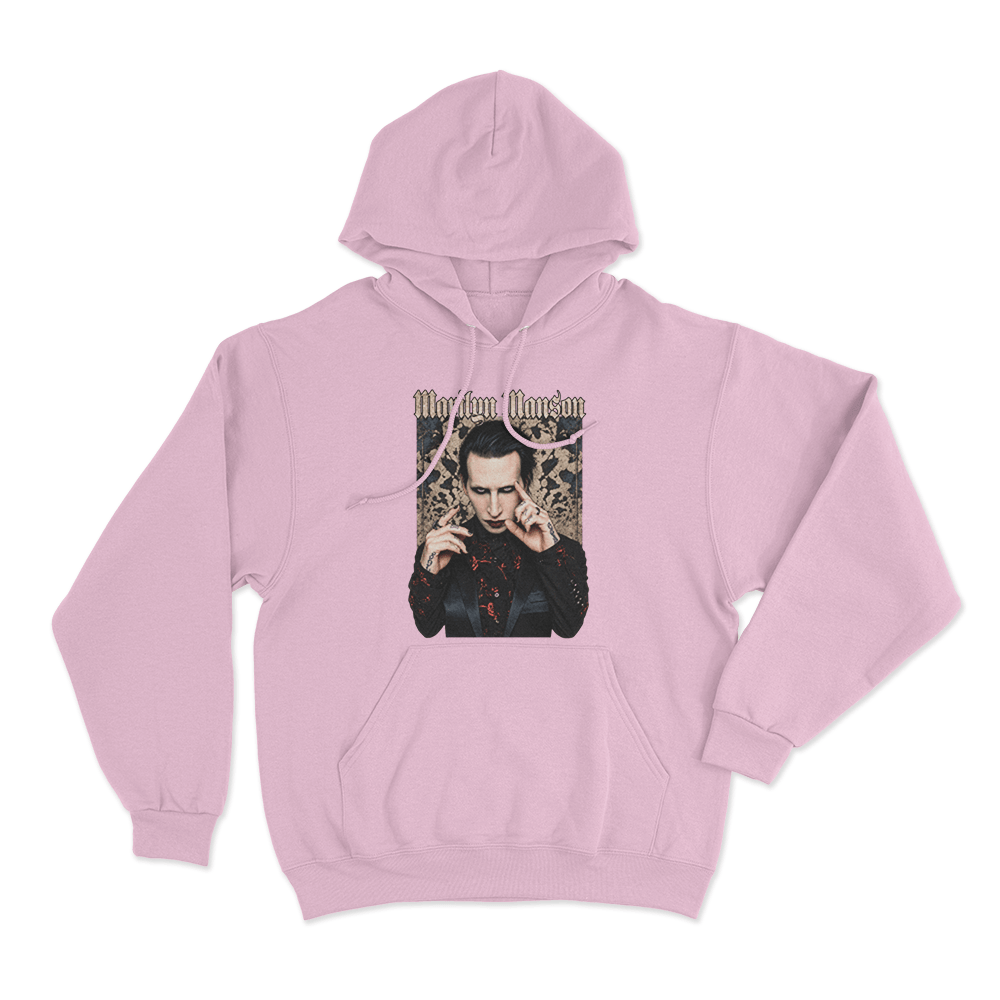Pointing Unisex Hoodie Pink Pointing Unisex Hoodie Pink