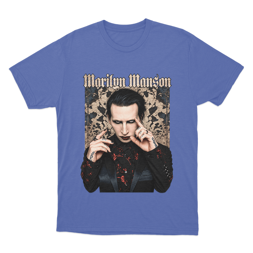 Pointing Unisex T Shirt Blue Pointing Unisex T Shirt Blue