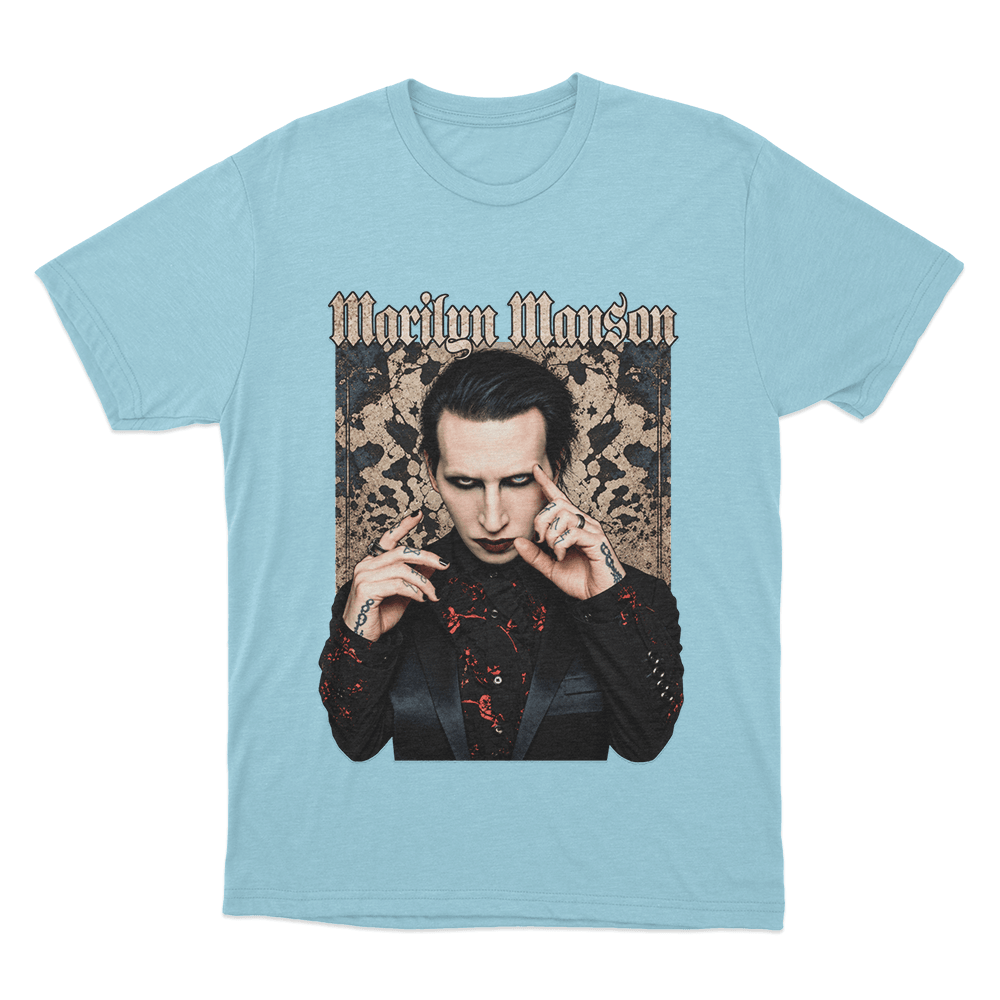 Pointing Unisex T Shirt Sky Blue Pointing Unisex T Shirt Sky Blue