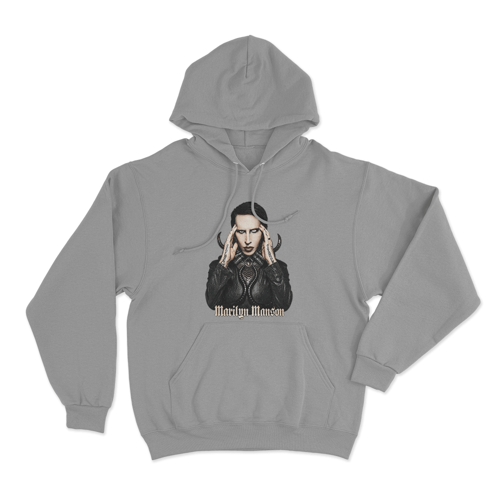 Psychic Horns Unisex Hoodie Grey Psychic Horns Unisex Hoodie Grey