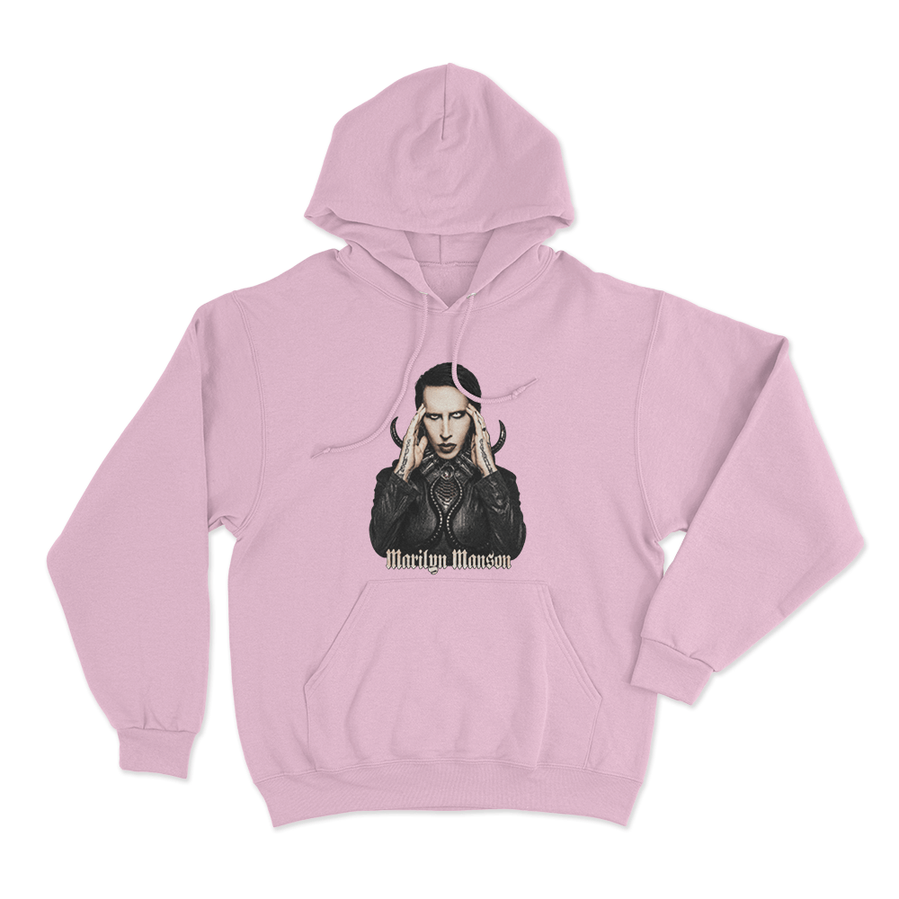 Psychic Horns Unisex Hoodie Pink Psychic Horns Unisex Hoodie Pink