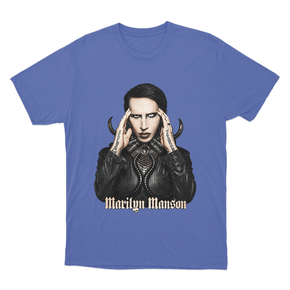 Psychic Horns Unisex T Shirt Blue Psychic Horns Unisex T Shirt Blue