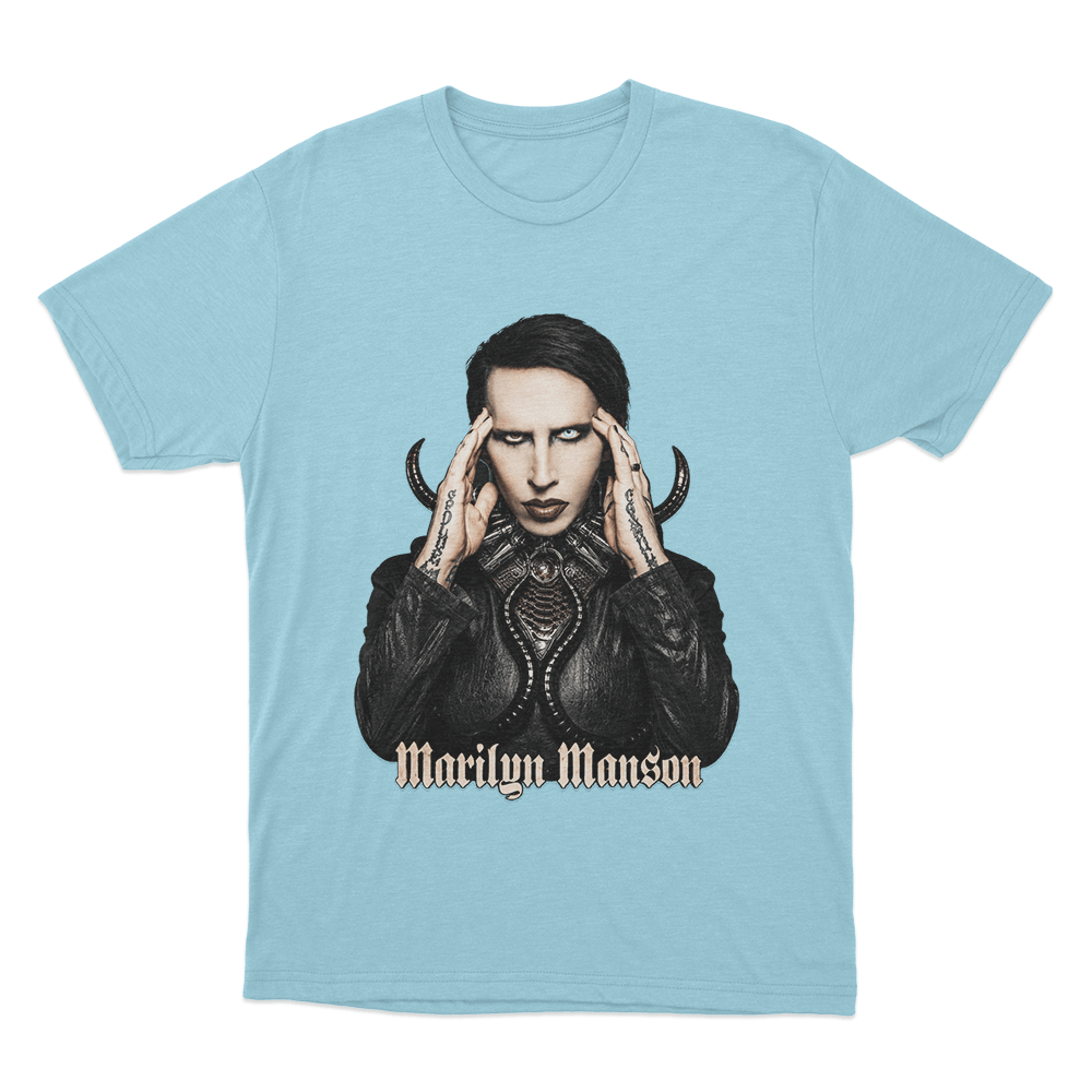 Psychic Horns Unisex T Shirt Sky Blue Psychic Horns Unisex T Shirt Sky Blue