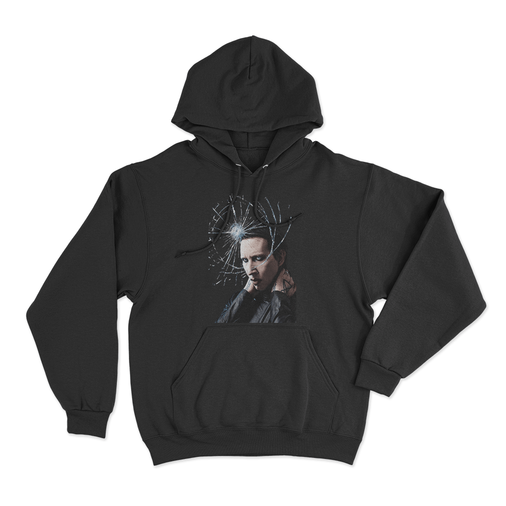 Shattered Unisex Hoodie Black Shattered Unisex Hoodie Black