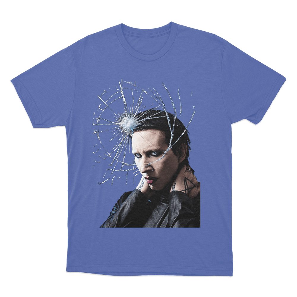 Shattered Unisex T Shirt Blue Shattered Unisex T Shirt Blue