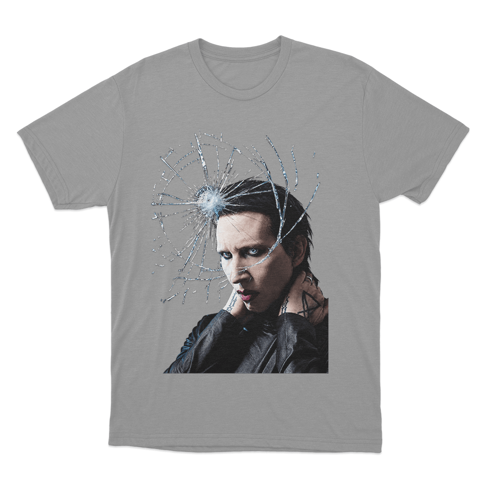 Shattered Unisex T Shirt Grey Shattered Unisex T Shirt Grey