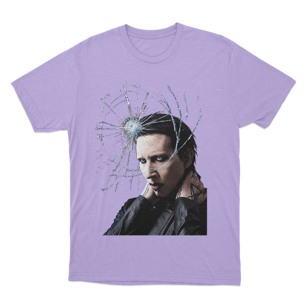 Shattered Unisex T Shirt Purple Shattered Unisex T Shirt Purple