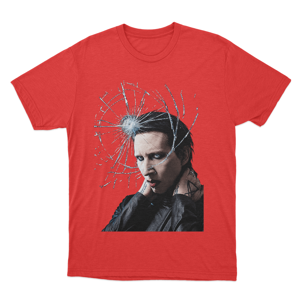 Shattered Unisex T Shirt Red Shattered Unisex T Shirt Red