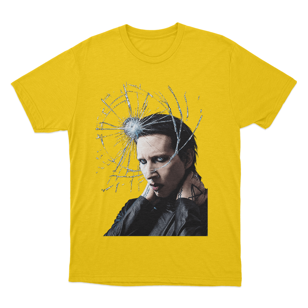 Shattered Unisex T Shirt Yellow Shattered Unisex T Shirt Yellow